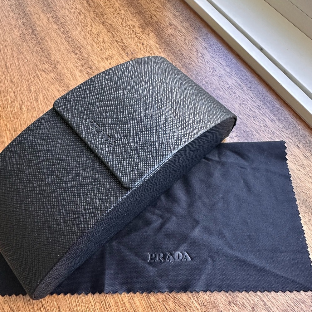 Prada Black Cat-Eye Sunglasses with Case - Picture 10 of 11